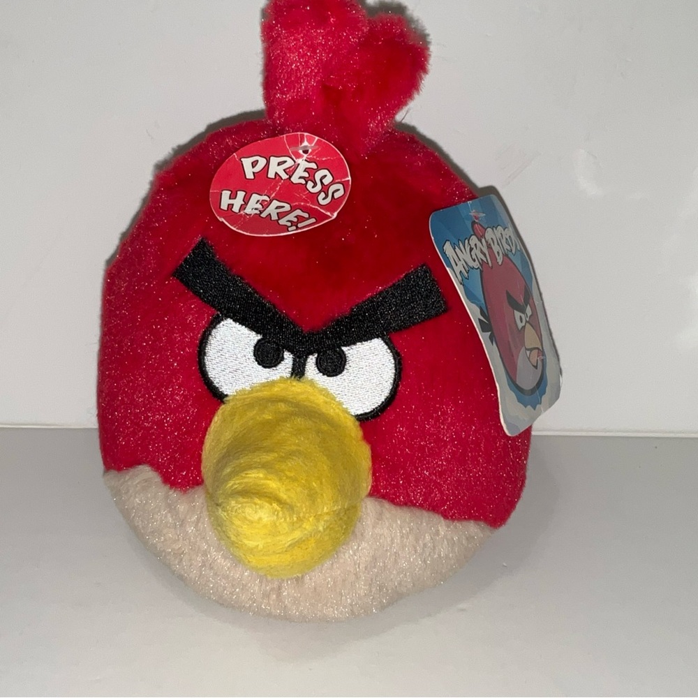 Red Angry Bird Plush Toy - Official Angry Birds Character